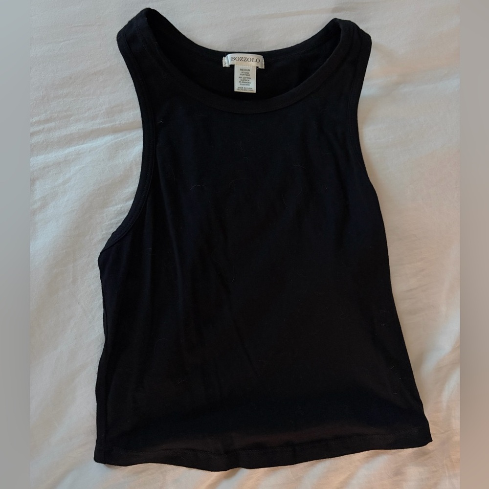 Bozzolo Black Tank Top